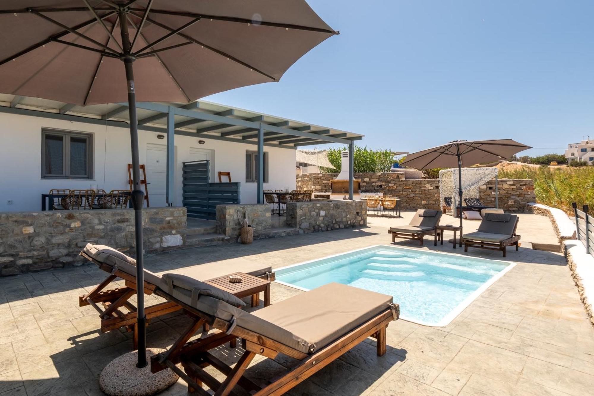 Blue View Villa Apartment #1 With Shared Pool Pounda エクステリア 写真